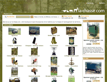 Tablet Screenshot of la-chasse.com
